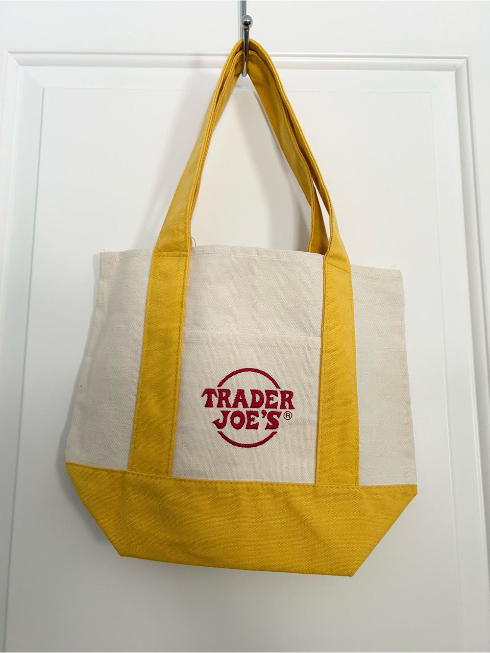 Yellow Trader Joe’s Mini Tote